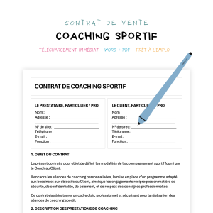 Contrat de Coaching Sportif