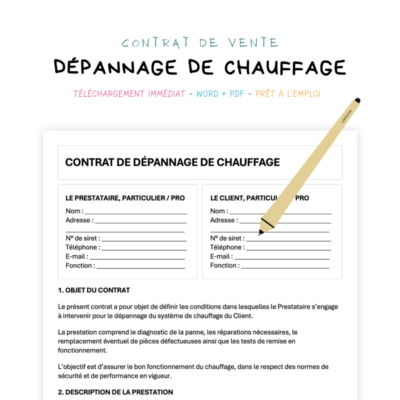 dépannage de chauffage Contrat de Dépannage de Chauffage